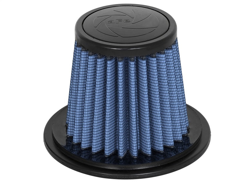aFe MagnumFLOW Air Filter for Ford Explorer 96-98 V8 and 97-98 V6, featuring a blue pleated design for enhanced airflow.