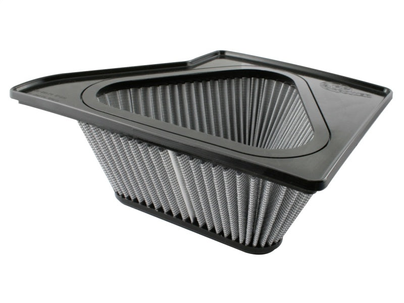 aFe MagnumFLOW Air Filter for 2010 Ford Mustang V8 4.6L and 2011-2012 V6/V8, designed for improved airflow and performance.