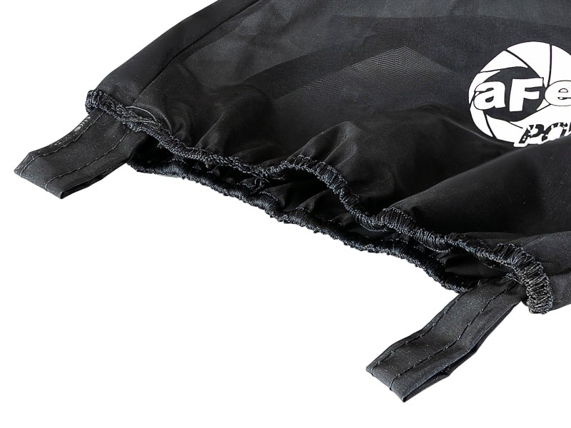 aFe Quantum Pre Filter in black designed to fit all A/F models, featuring elastic edges for secure installation.