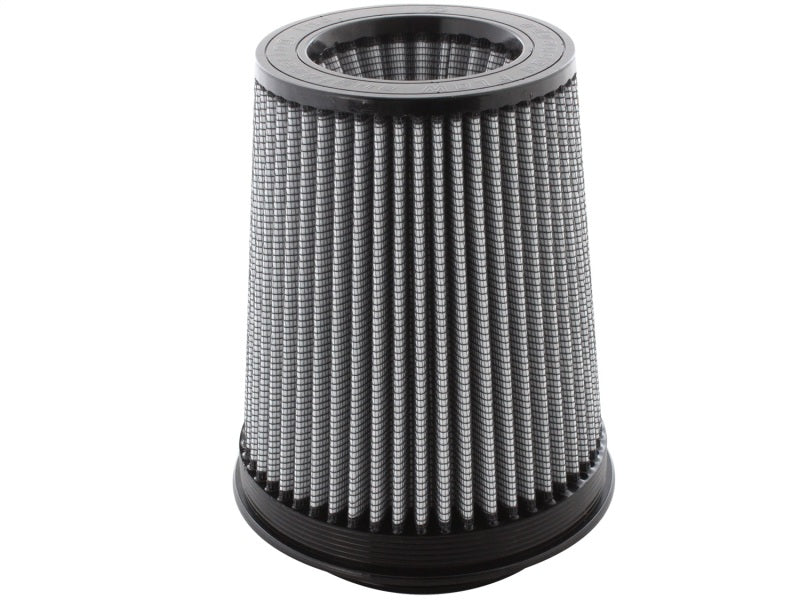 aFe MagnumFLOW ProDry S air filter with a 5-inch front, 7-inch back, and 8-inch height for improved airflow and performance.