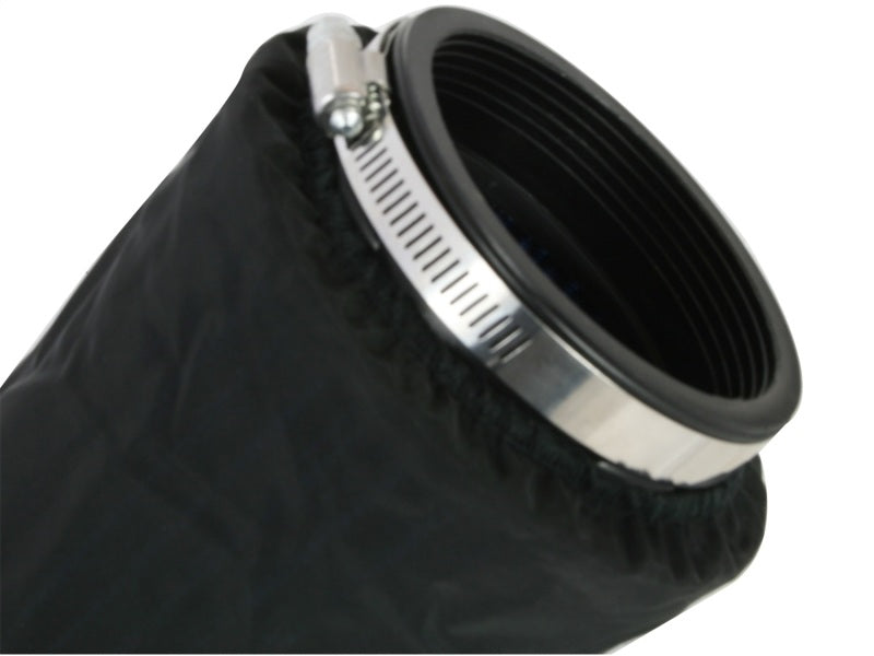 aFe MagnumSHIELD Pre-Filters in black, designed for enhanced engine protection and filtration efficiency.