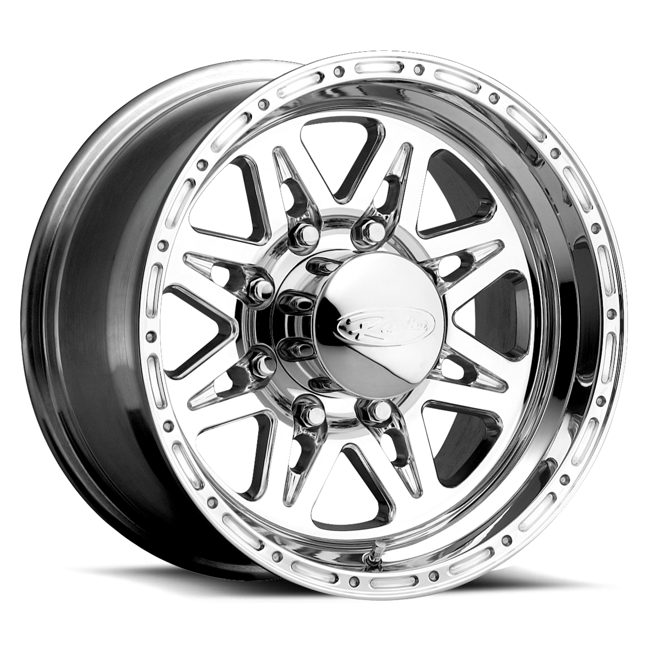 Chrome 888 Renegade wheel featuring a multi-spoke design, ideal for trucks and offroad vehicles. Durable and stylish.