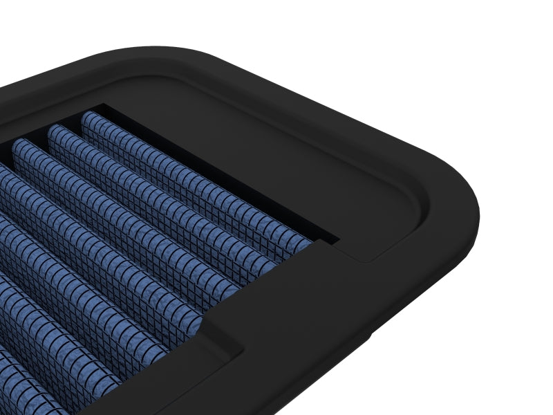 aFe MagnumFLOW Air Filter for Toyota ECHO and Scion xA/B, featuring a durable design with blue filtration material for enhanced airflow.
