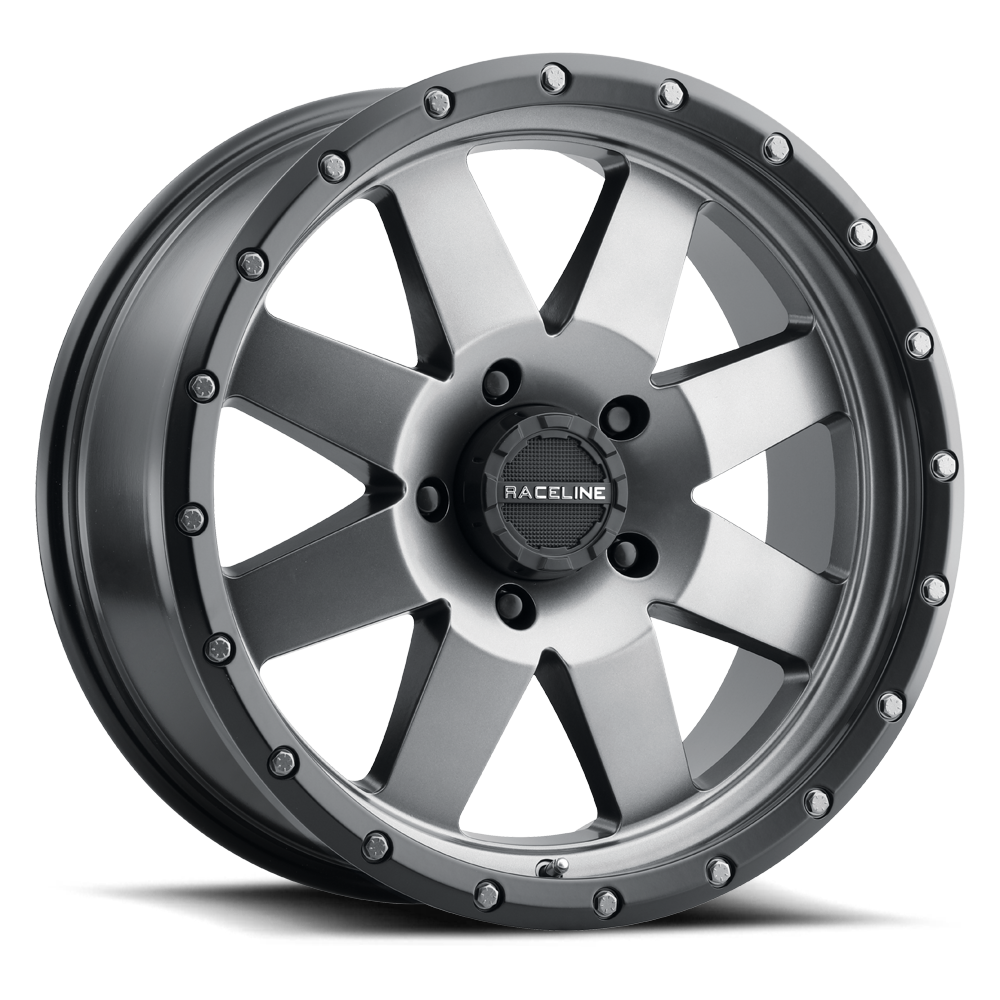 935G Defender wheel featuring a sleek design with ten spokes and a matte gray finish, ideal for offroad vehicles.