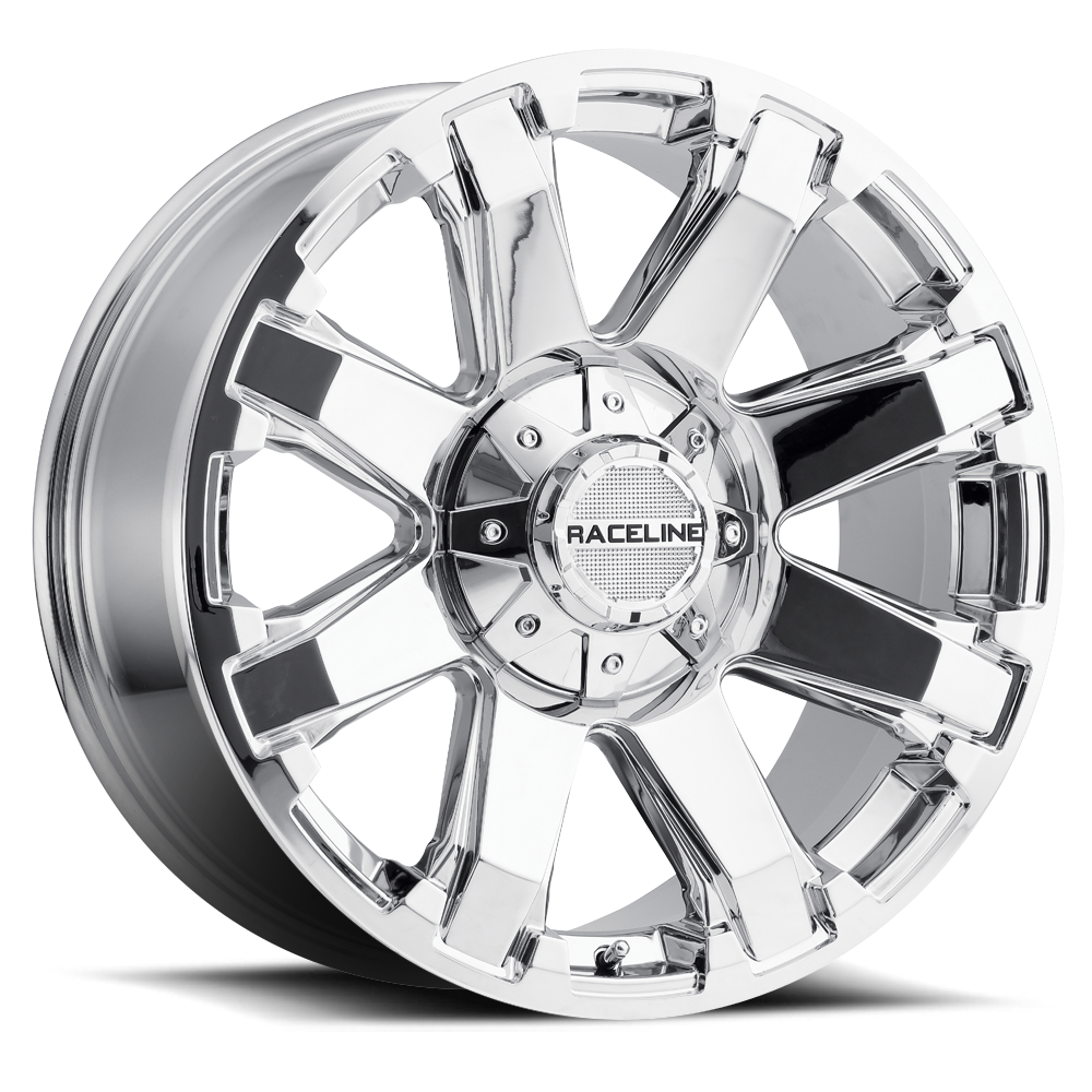 Chrome 936C Throttle wheel showcasing a sleek design with multiple spokes, ideal for trucks and SUVs.