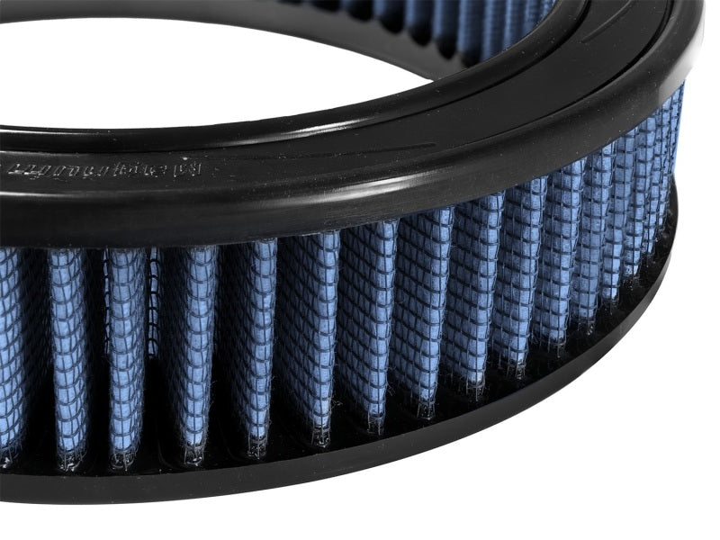 aFe MagnumFLOW Air Filter with a 9-inch outer diameter, 7-inch inner diameter, and 2.12-inch height for enhanced airflow.