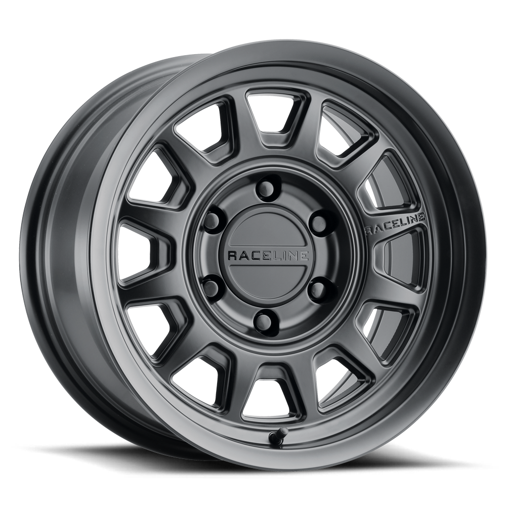 Aero HD 952B wheel featuring a sleek, matte black finish and a multi-spoke design for trucks and offroad vehicles.