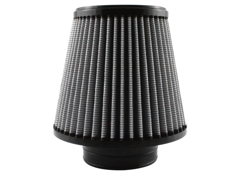 aFe MagnumFLOW Air Filter with a conical design, featuring a pleated filter media for enhanced airflow and filtration.