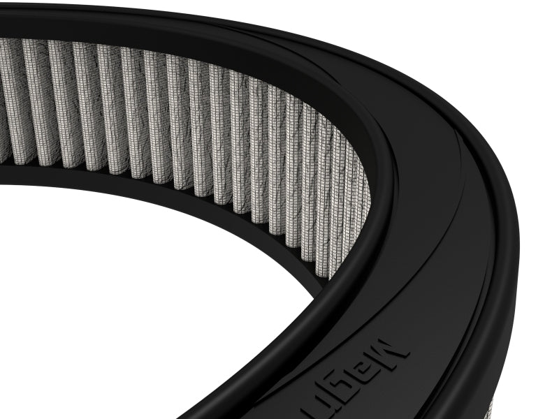 aFe MagnumFLOW Air Filter designed for Nissan cars and trucks, enhancing airflow and engine performance.