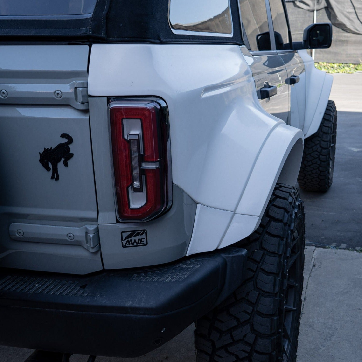 2021-2024 Ford Bronco 4-Door Rear Quarter Kit showcasing a sleek design and durable construction for enhanced offroad performance.