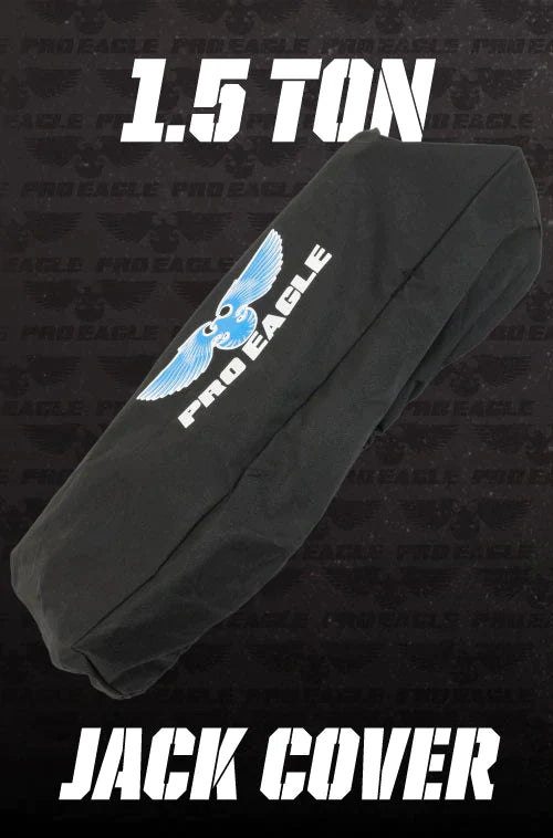 Durable 1.5 Ton Off Road Jack cover with Pro Eagle branding, designed for protection and easy storage.