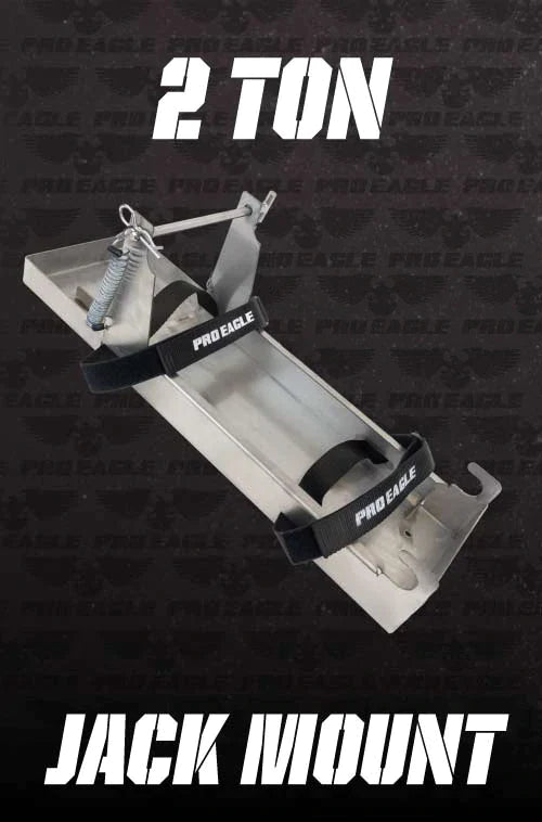 2 Ton Big Wheel Off Road Jack Mount designed for secure storage and easy access to off-road jacks in vehicles.