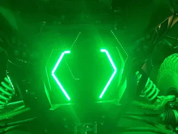 Mega Whipz Polaris RZR S Full Color Fang Lights