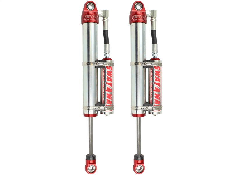 aFe Sway-A-Way 2.0in Rear Shock Kit for 2004-2015 Nissan Titan, designed for enhanced off-road performance and stability.