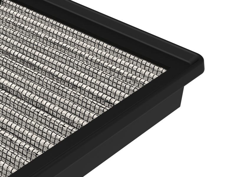 aFe MagnumFLOW OE Replacement Air Filter for 20+ Jeep Wrangler JL featuring Pro DRY S media for enhanced airflow and filtration.