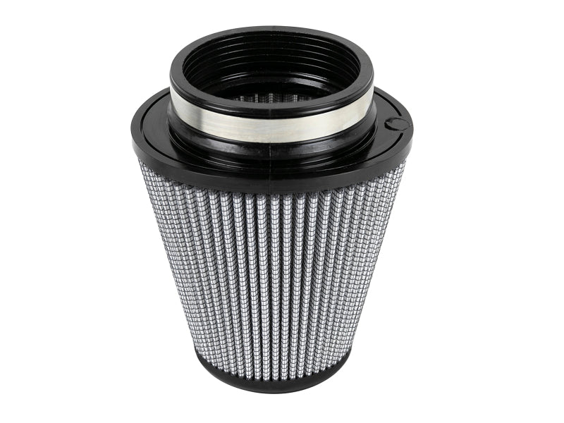 aFe Magnum FORCE replacement air filter featuring Pro DRY S media, designed for enhanced airflow and filtration efficiency.