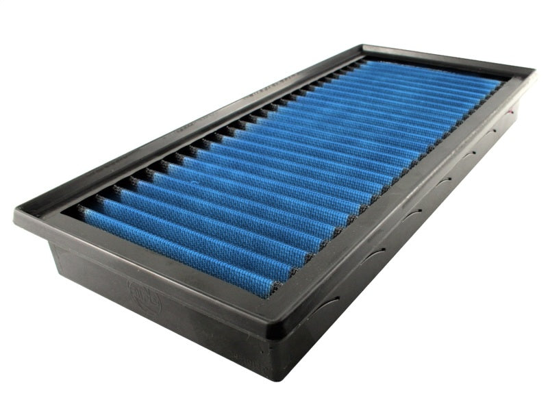 aFe MagnumFLOW Air Filter for 2005-2007 Ford V10-6.8L trucks, featuring a blue filter media for improved airflow and performance.