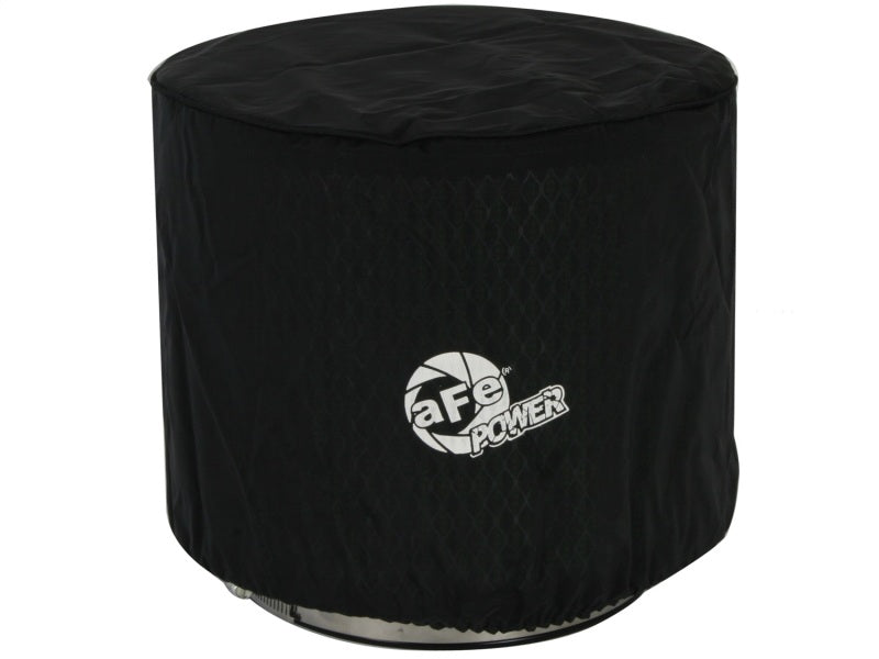 aFe MagnumSHIELD Pre-Filters in black, designed to protect air filters from dirt and debris, enhancing performance and longevity.