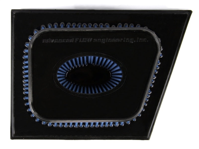 aFe MagnumFLOW Air Filter designed for 2011-2012 GM Diesel Trucks with V8-6.6L engine, featuring a durable construction for enhanced airflow.