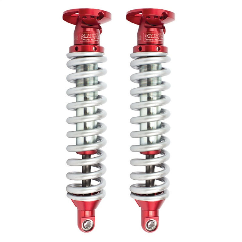aFe Sway-A-Way 2.0in Front Coil Over Kit for 2010-2014 Toyota FJ Cruiser featuring adjustable shocks and durable construction.