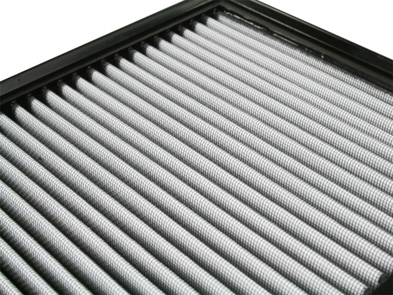 aFe MagnumFLOW air filter designed for 2002-2012 Dodge trucks with V6/V8 engines, featuring a pleated design for improved airflow.