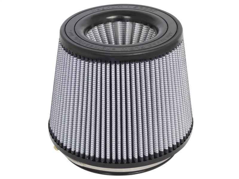 aFe MagnumFLOW Air Filter featuring a conical design with a pleated filter element for enhanced airflow and performance.