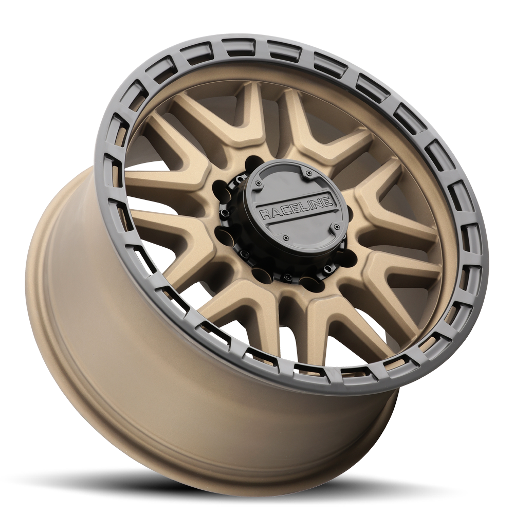 953BZ Krank wheel featuring a bronze finish with a silver lip, designed for offroad and performance vehicles.