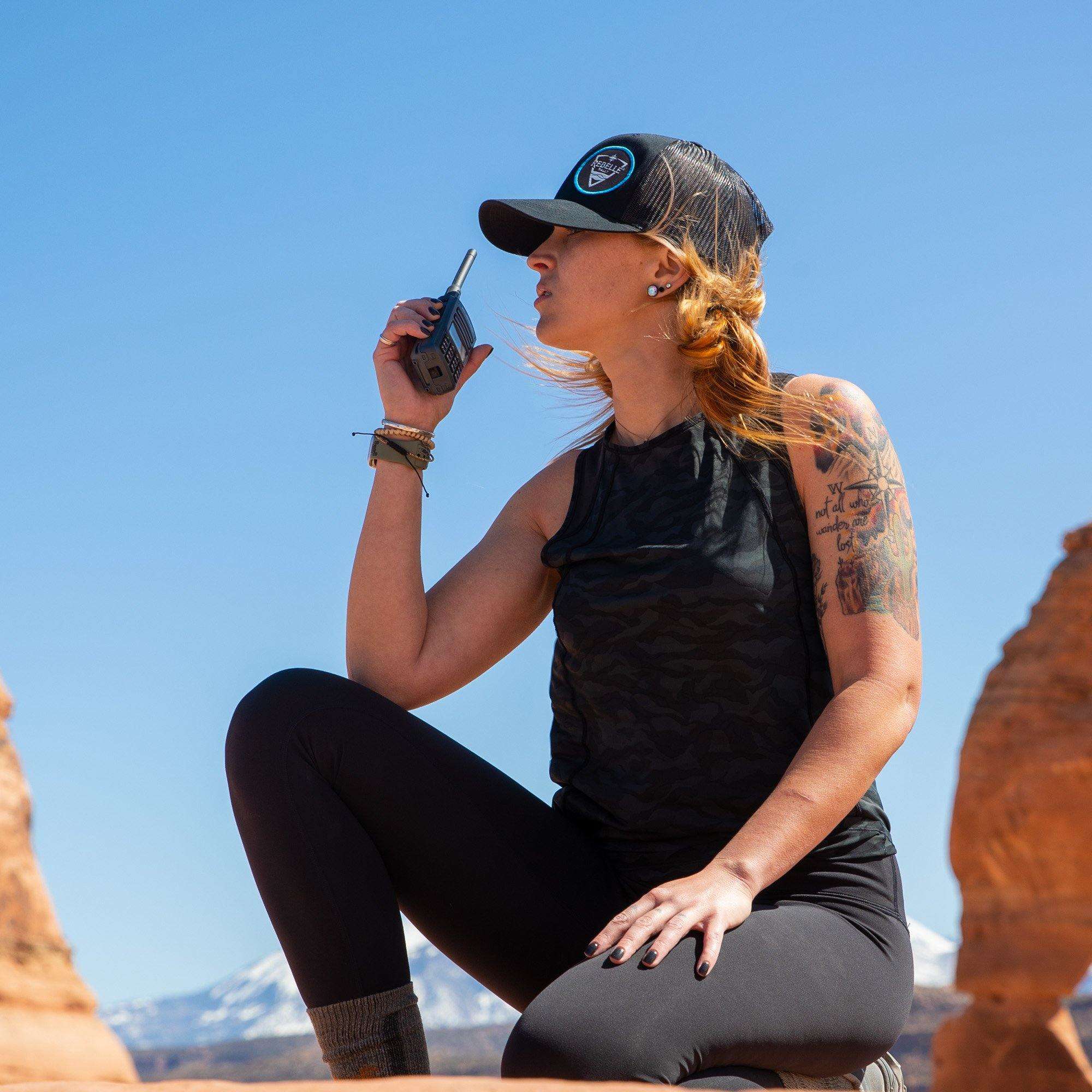 BUNDLE - Rugged GMR2 GMRS and FRS Band Radio with Hand Mic - BOGO with FREE XL Battery