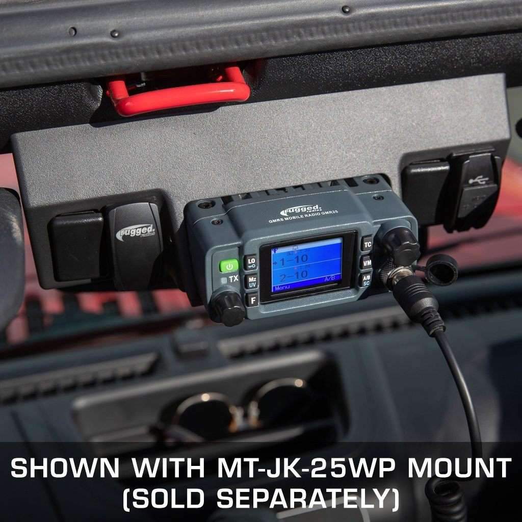 Radio Kit Lite - GMR25 Waterproof GMRS Mobile Radio with Stealth Antenna - BOGO with FREE Xtreme Waterproof Speaker