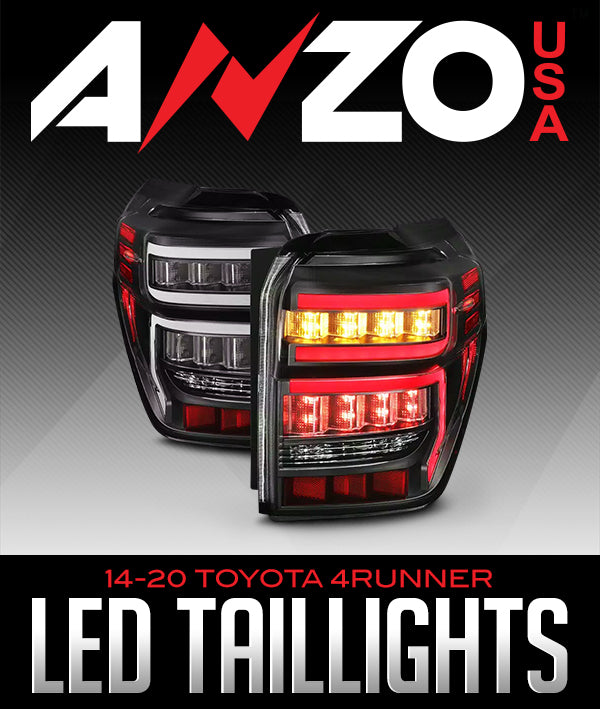 AnzoUSA LED Taillights: 2014–2020 Toyota 4Runner