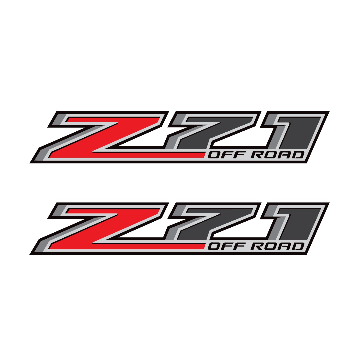 Z71 Offroad Truck Decals - 2014-2018 Bedside Stickers