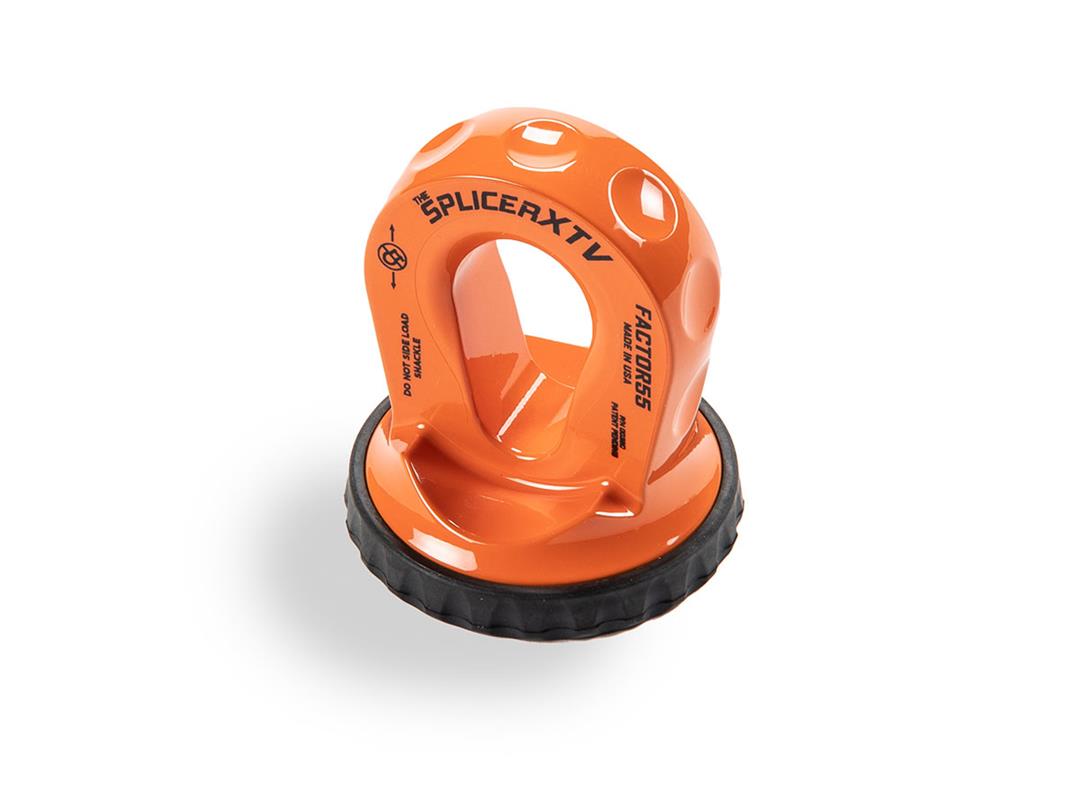 Splicer XTV Splice On Synthetic Rope Thimble Shackle Orange Factor 55