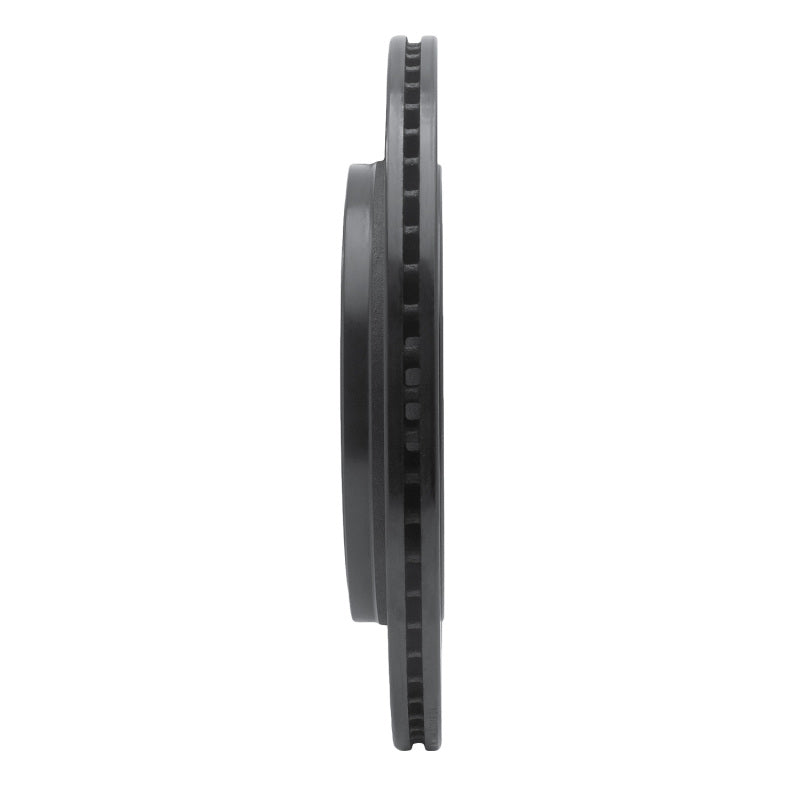 R1 15-17 Ford F-150 RWD Rear Right Drilled & Slotted Black Brake Rotor
