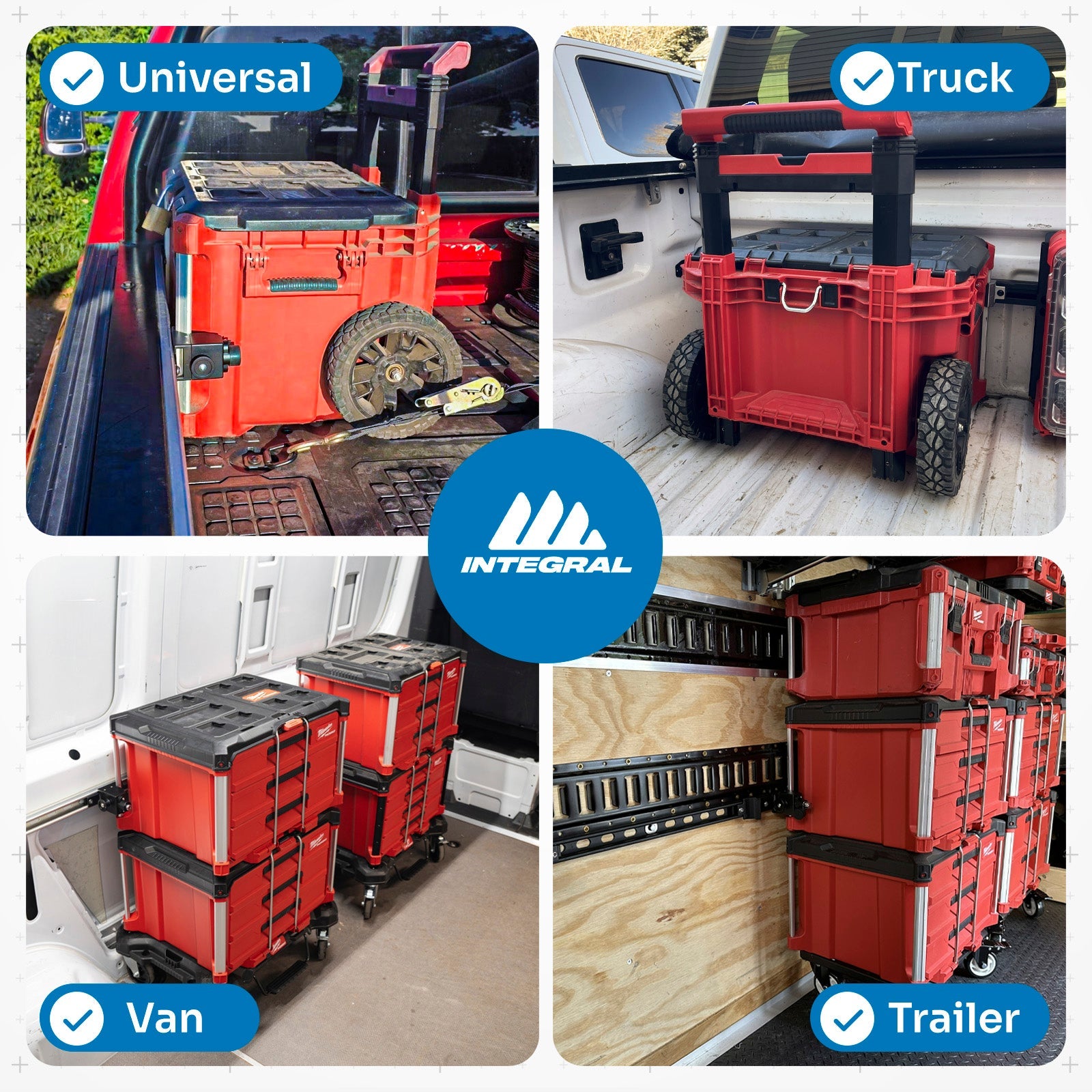 Stack Lock - Mount Compatible with Milwaukee Packout Organizers