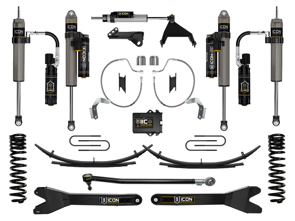ICON 2023-2025 Ford F-250/F-350 Super Duty 4WD, Diesel, 4.5" Lift, Stage 8 Suspension System w/ Radius Arms & Expansion Packs