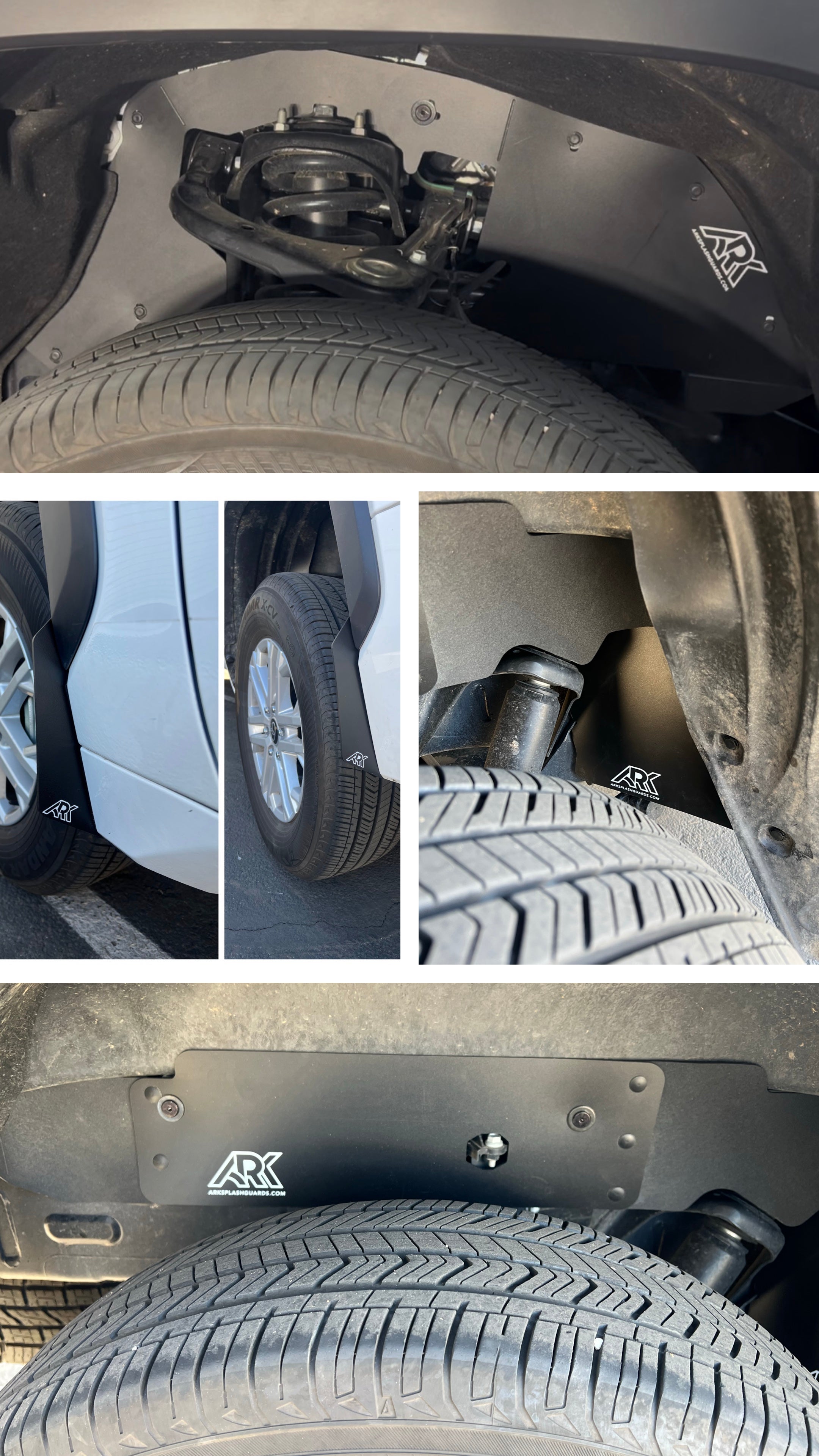 2022+ Toyota Tundra TriXPoly Bundle showcasing durable underbody protection and tire clearance for offroad performance.