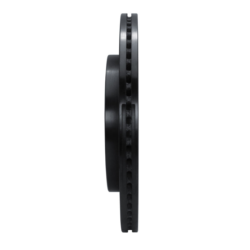 R1 18-21 Ford F-150 4WD Rear Left Drilled & Slotted Black Brake Rotor