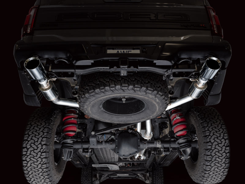 AWE Tuning Gen 3 Raptor R SwitchPath Exhaust - Chrome Silver Tips