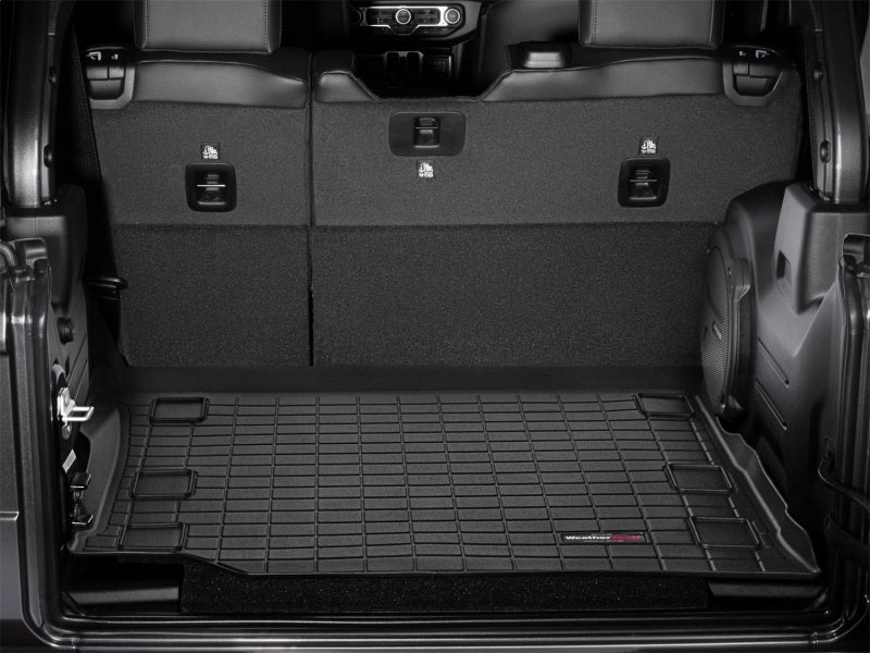 WeatherTech 2018+ Jeep Wrangler Unlimited Cargo Liner-Black (Vehicles w/Flat Load Floor & Subwoofer)