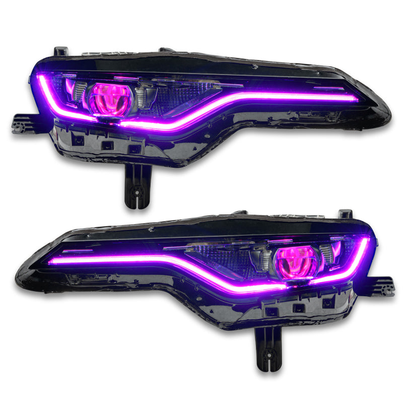 Oracle 19-21 Chevy Camaro SS/RS RGBW+A Headlight DRL Kit - w/ Simple Controller