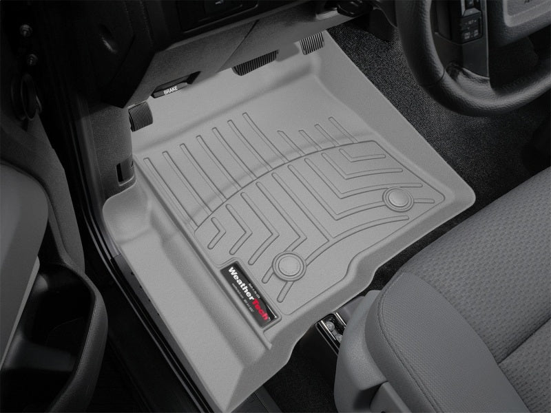 WeatherTech 09-14 Ford F-150 Front FloorLiner - Grey (Fits Vehicles w/ Dual Floor Posts)