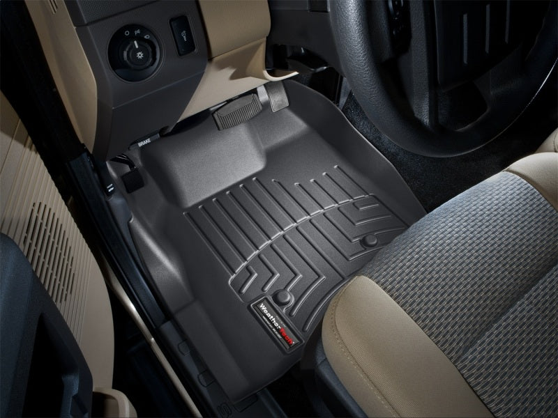 WeatherTech 11+ Ford F250/F350/F450/F550 Front FloorLiner - Black