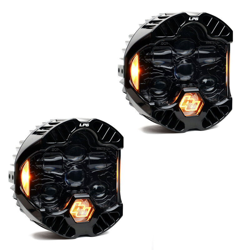 Baja Designs DOT LP6 LED Auxiliary Light Pod (Amber DRL) - Pair