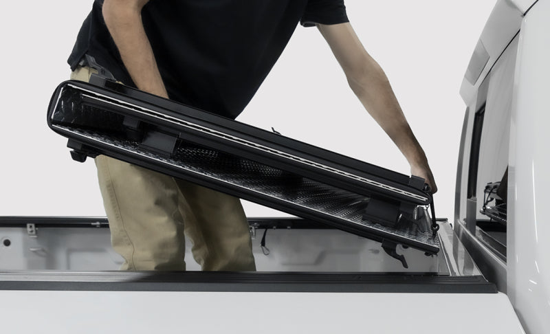 Access LOMAX 2024 Toyota Tacoma 5ft Bed Folding Hard Cover - Carbon Fiber