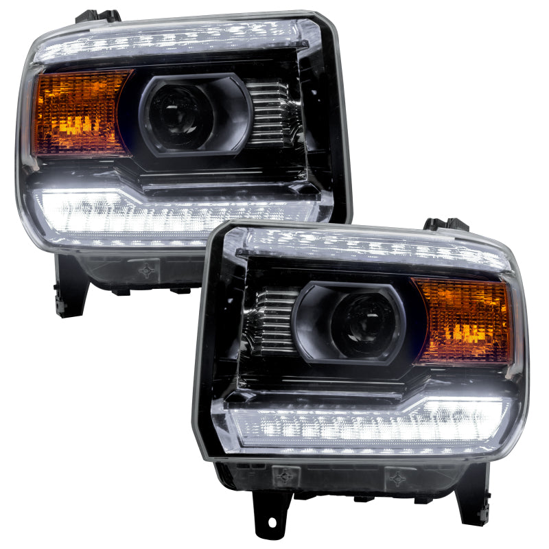 Oracle 14-15 GMC Sierra Headlight DRL Upgrade Kit - ColorSHIFT w/ 2.0 Controller
