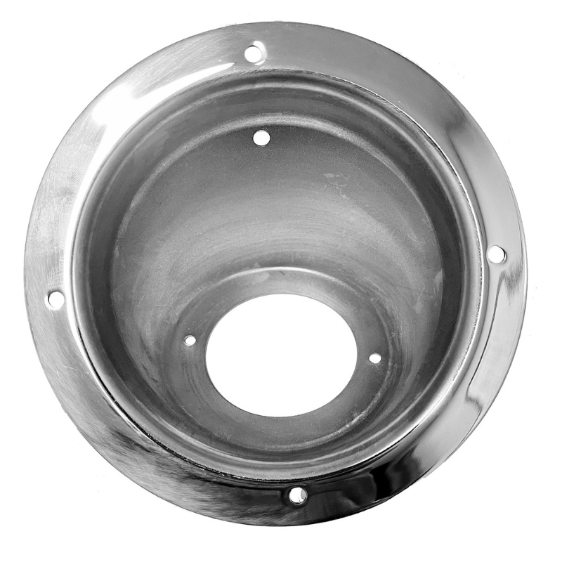 Transfer Flow Filler Neck Part - Stainless Steel Fuel Bezel Model 070BE33411