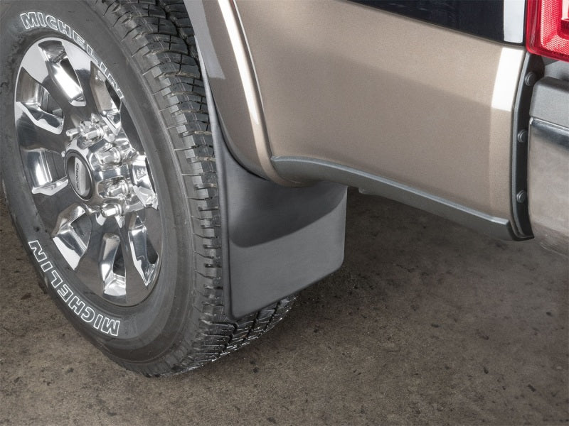 WeatherTech 2017+ Ford F250/350/450/550 (W/OEM Fender Flares/Lip ONLY) No Drill Mudflaps REAR