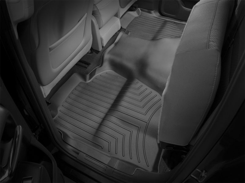 WeatherTech 14+ Chevrolet Silverado Rear FloorLiner - Black