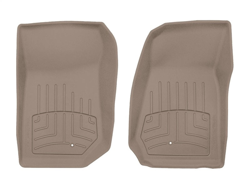 WeatherTech 07-13 Jeep Wrangler 2-Door Front FloorLiner HP - Tan