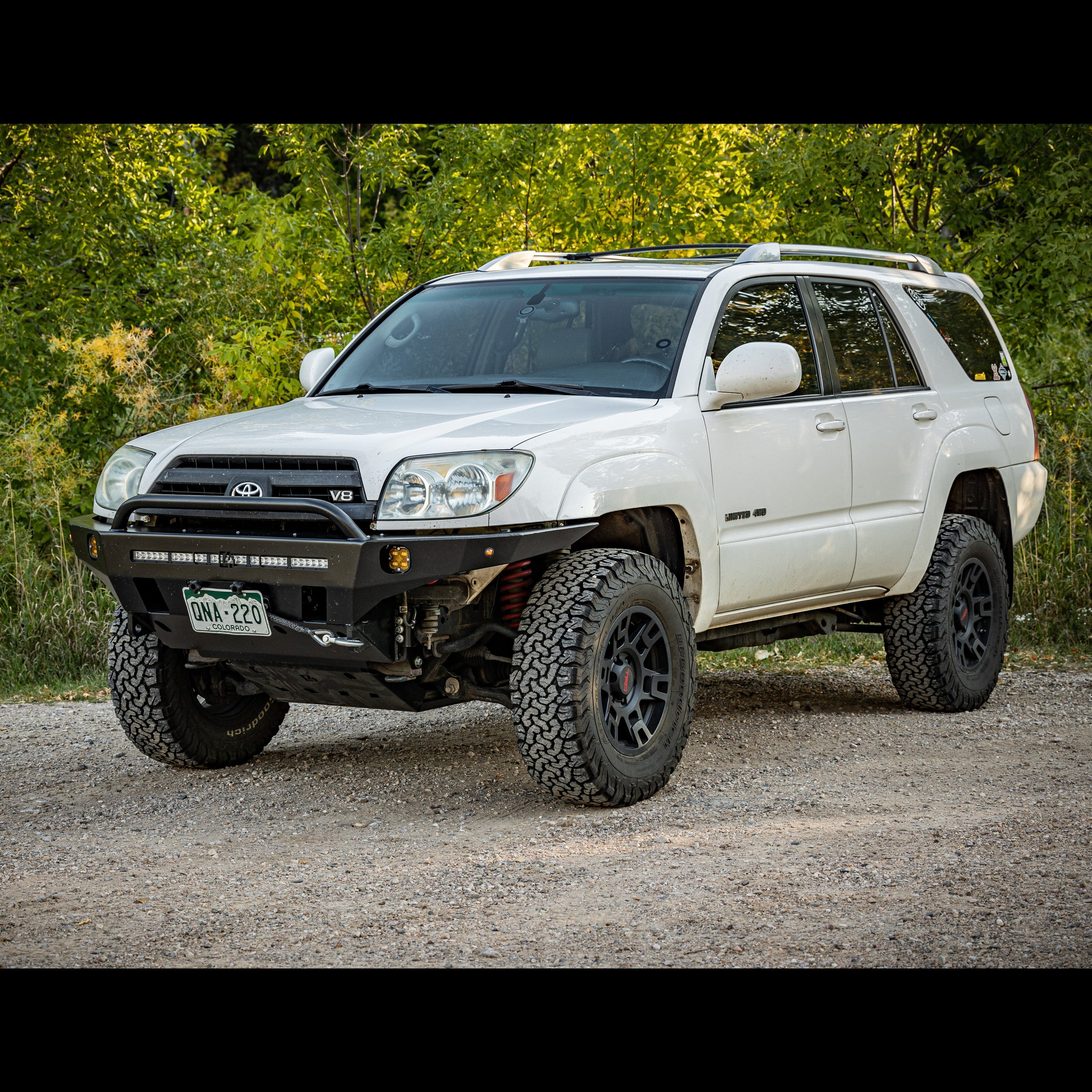 4Runner Overland Series front bumper for 2003-2009 models, enhancing off-road capability and rugged appearance.